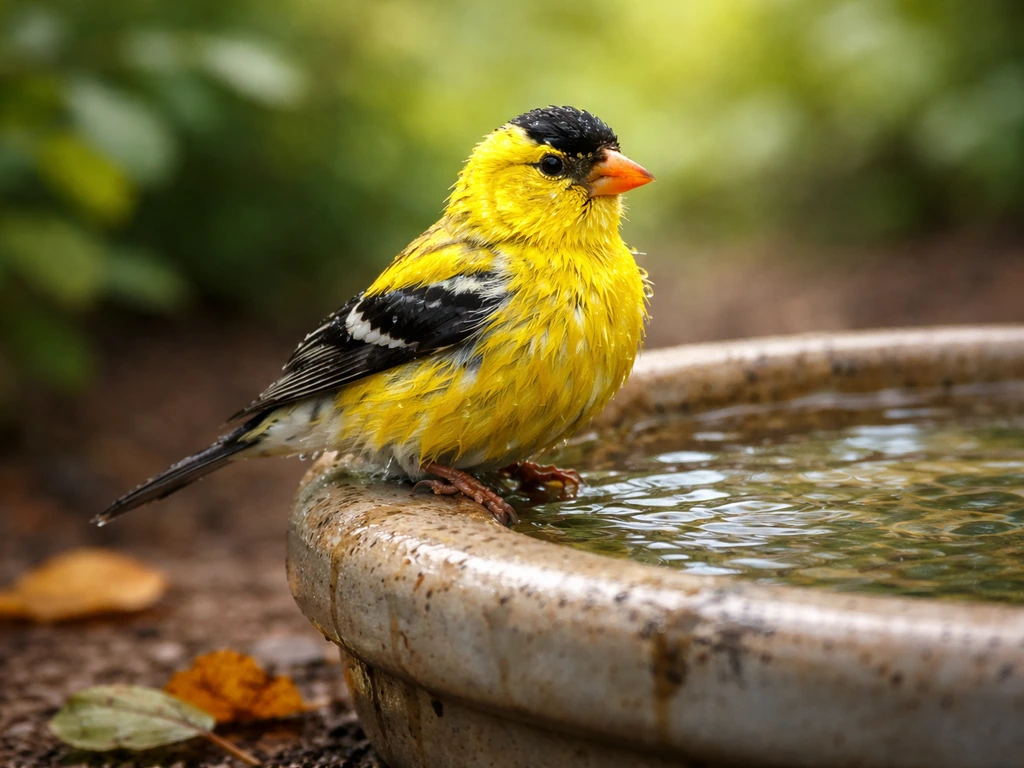 Why Do Birds Poop in the Bird Bath? Clean-Up and Safety